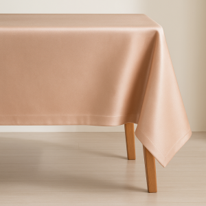 Mantel rectangular 8 puestos oro