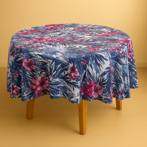 Mantel redondo 1.5 mts primavera lila