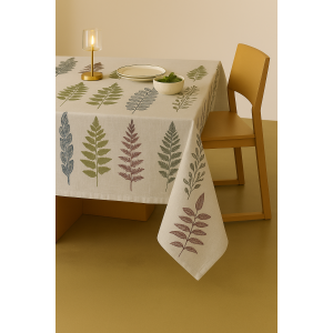 Mantel rectangular 6-8 puestos espiga