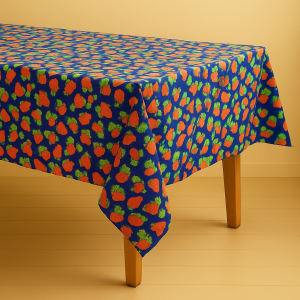 Mantel cuadrado 4 ptos fresita