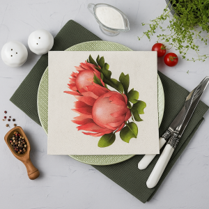 Set 20 servilletas peonia