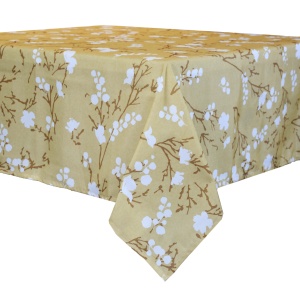 Mantel rectangular 6 ptos amarillo toskana