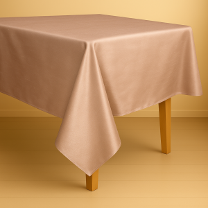Mantel rectangular 6 puestos oro