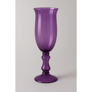 Florero -copon milenio1 decoracion traslucido morado h.a.i