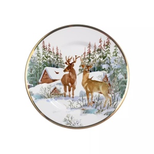 Plato postre/entrada rena premium