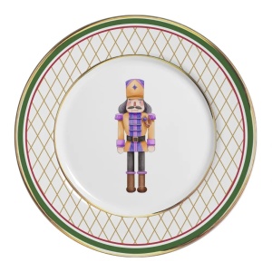 Plato llano soldadinhos filete oro 29 cms