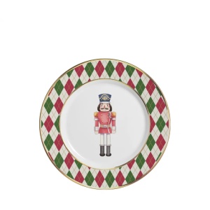 Plato postre/entrada soldadinhos filete oro