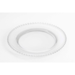 Plato llano vidrio 27 cms