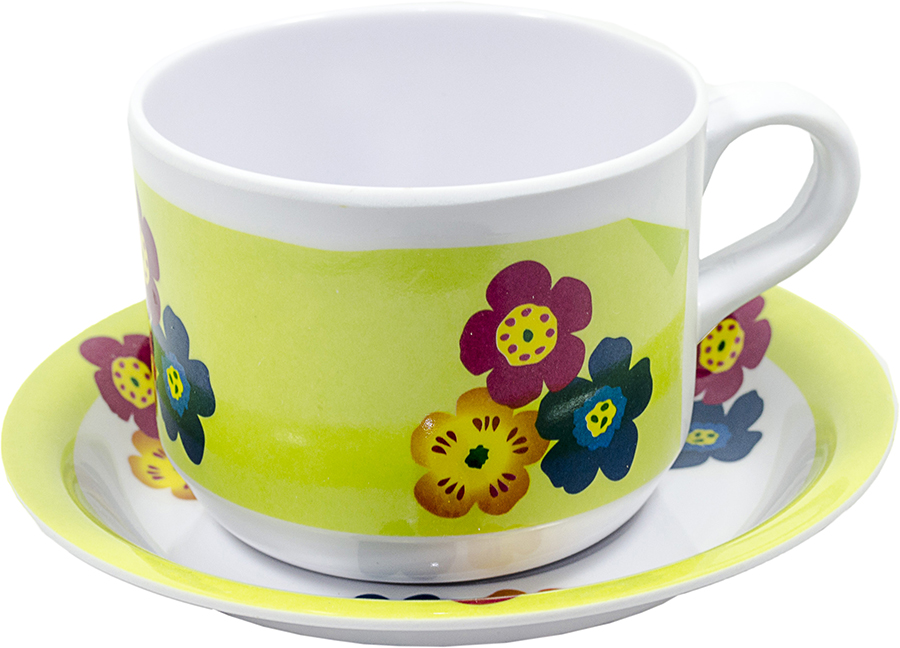 Vajilla cafe melamine 12 pzas