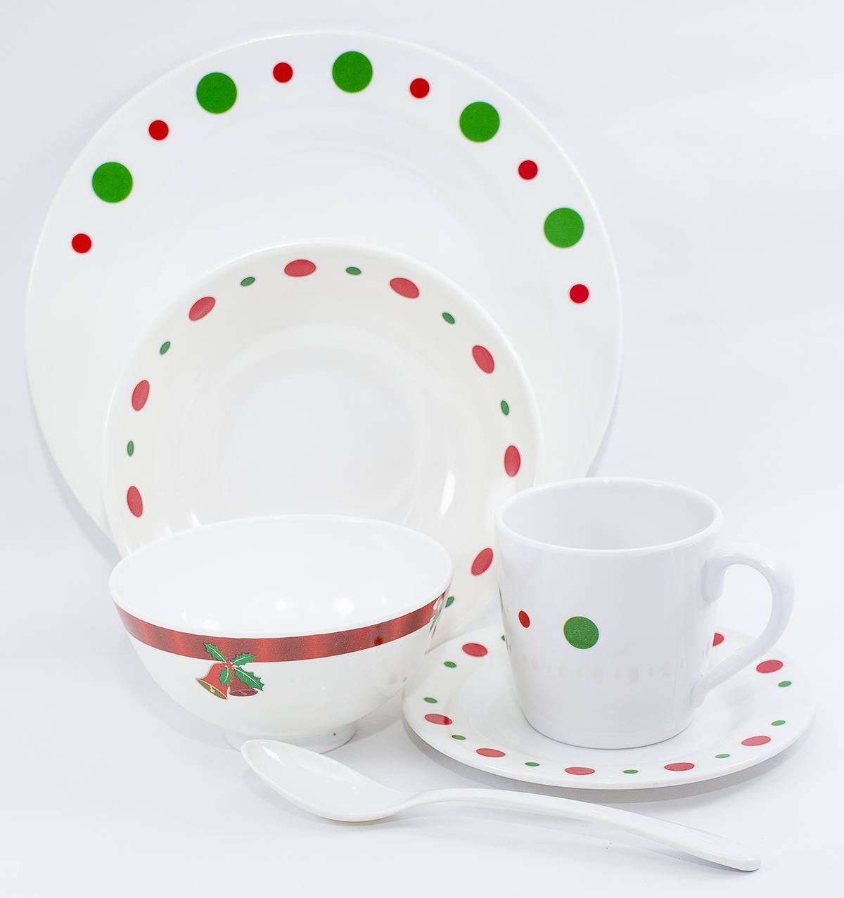 Vajilla melamine navidad clasica 4 …