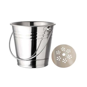 Hielera acero inoxidable 201 con aro 3 lts