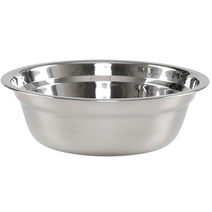 Bowl acero inoxidable 201 bordeado 24 cms