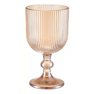 Set 6 copas vidrio ambar 12.5 oz