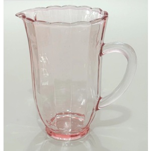 Jarra vidrio rosa 1,2 lts