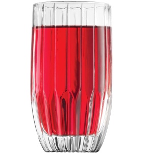 Set 6 vasos largo vidrio 14 oz