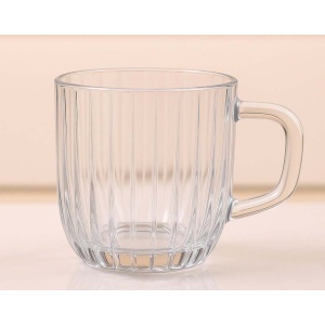 Set 6 mugg vidrio 10 oz