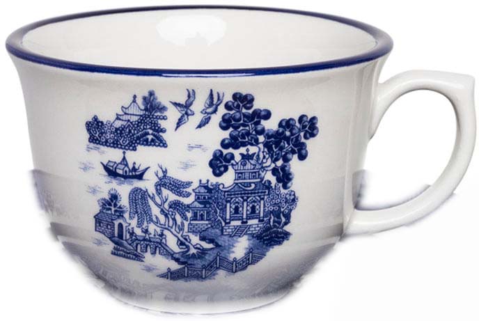 Taza (mugg) cafe vajilla blue willo…