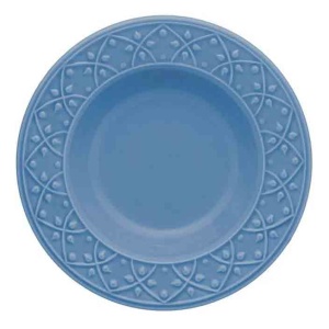 Plato hondo ceramica 22 cms  mendi capri(nk01-7305)