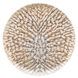 Plato llano ceramica leopardita