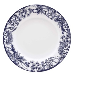 Plato llano porcelana toile de jouy 28 cm