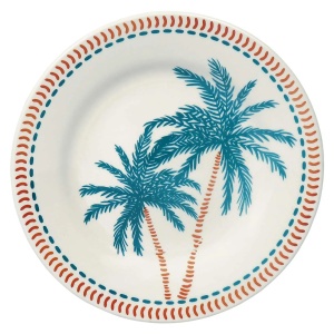 Plato llano ceramica caribe 26 cm