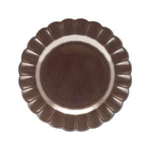 Plato postre/entrada porcelana anis