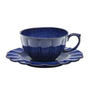 Set taza con plato café/te  porcelana amor perfeito 7 onz