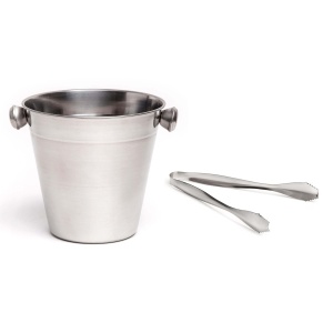 Hielera acero inoxidable 1.3 lts con pinza