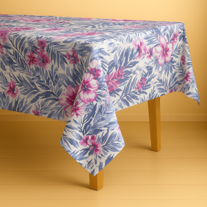 Mantel rectangular 6-8 ptos primavera lila