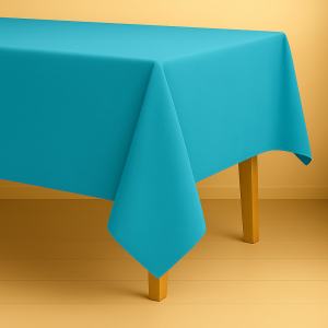 Mantel rectangular 6 ptos turquesa toskana
