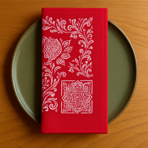 Set 6 servilletas renda