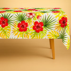 Mantel rectangular 6 puestos ave del paraiso
